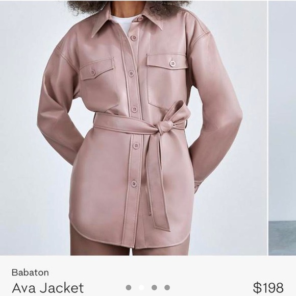 Black babaton leather jacket - Picture 2 of 4